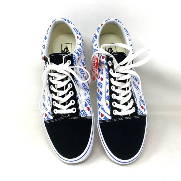 VANS Old Skool Skate Shoes Men Suede Black White Canvas Low Top Custom Alsu01240 - Picture 8 of 11